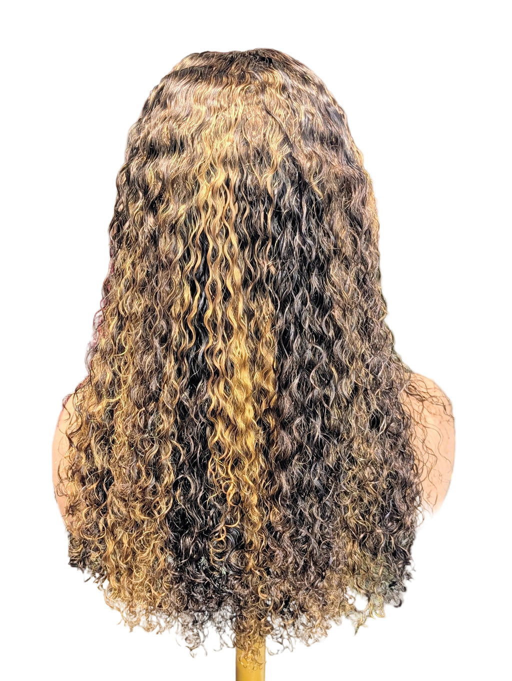 DELIA BURMESE CURLY UNIT  13X4 LACE FRONTAL WIG
