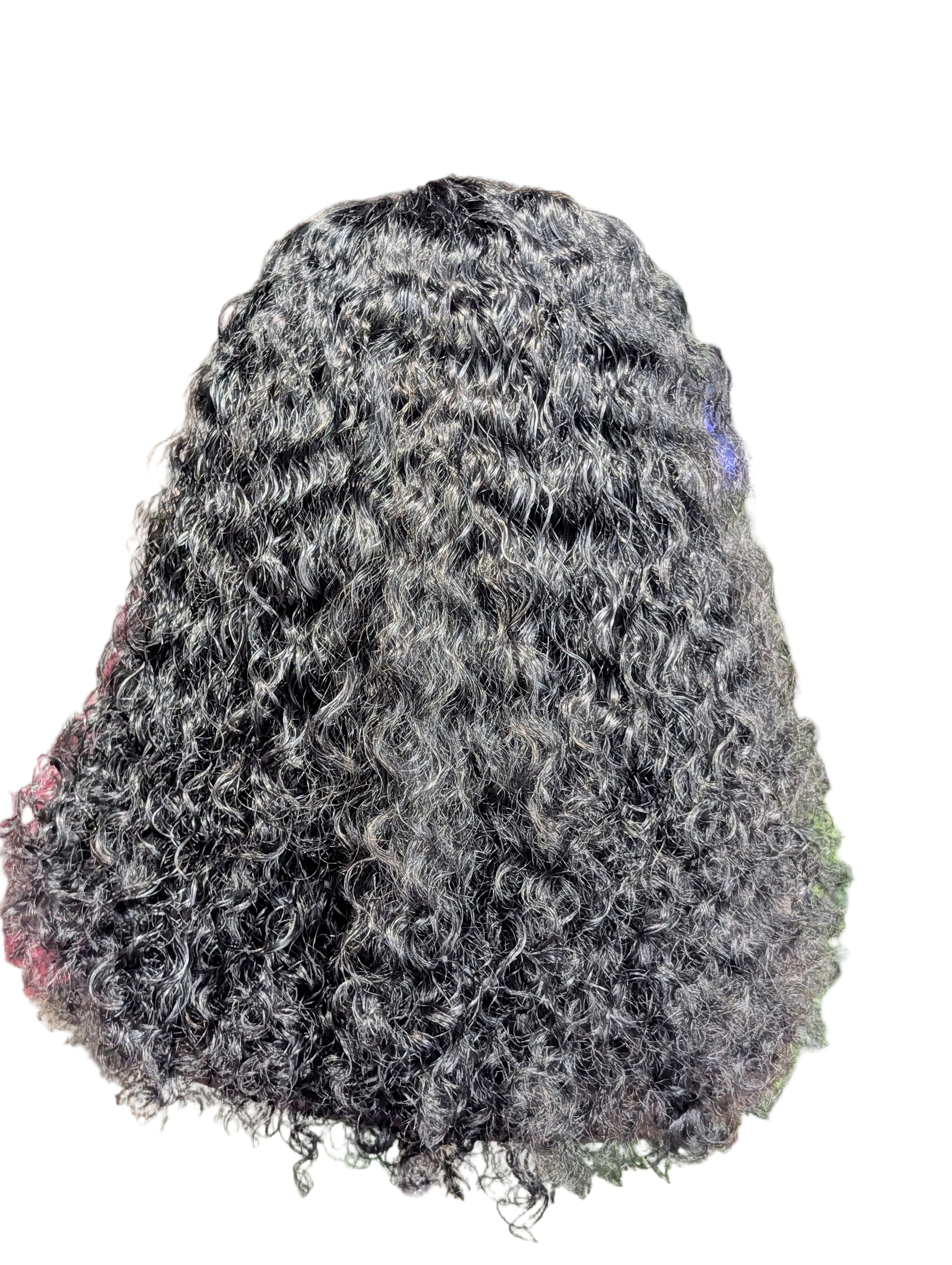 KHALA PIXIE JERRY CURL UNIT BRAZILIAN 5X5 LACE CLOSURE WIG
