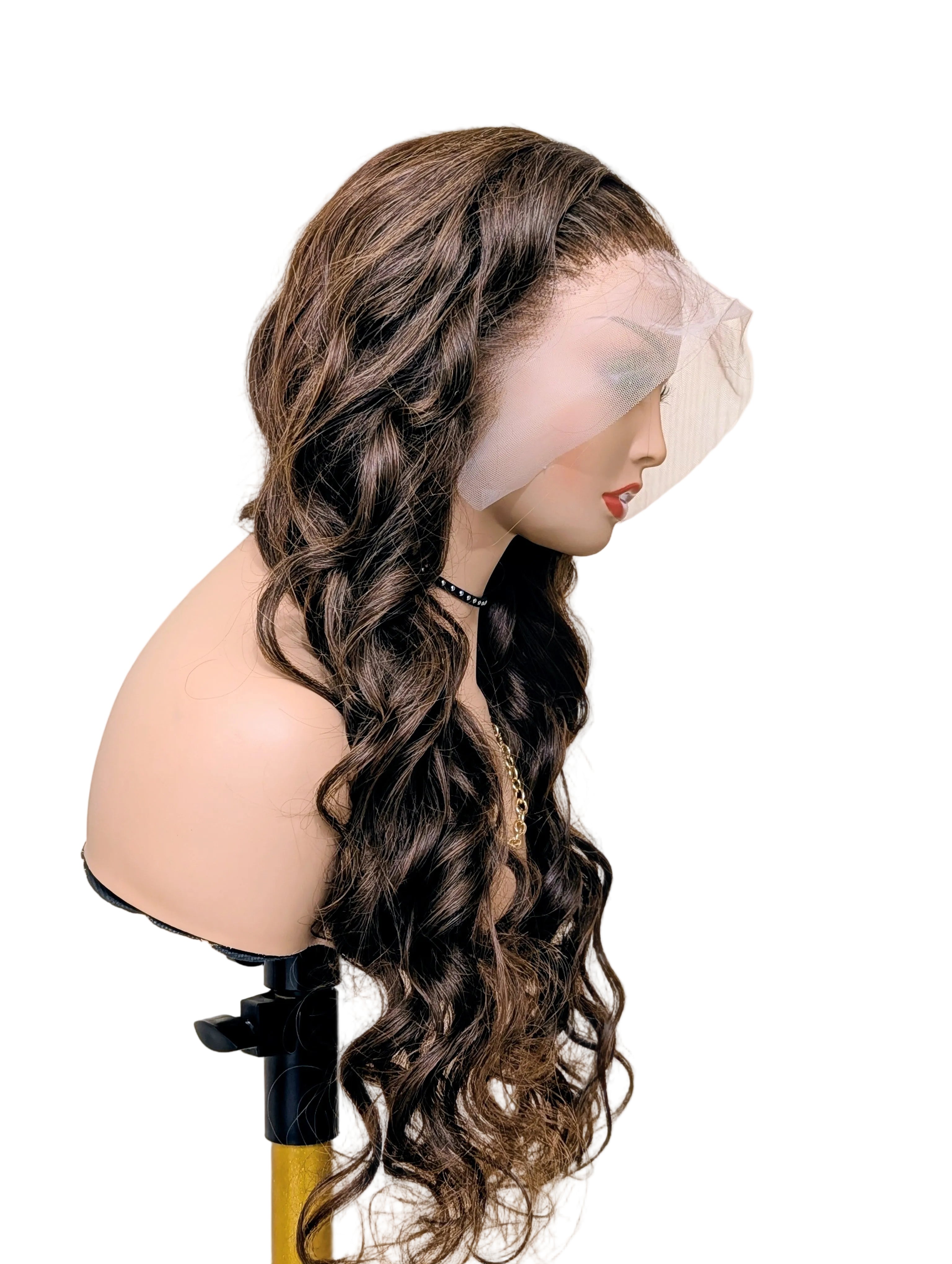 LOVELY UNIT BRAZILIAN 13X4 LACE FRONTAL WIG