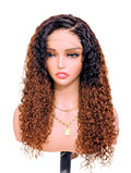 BRIANNA WATER WAVE CURLY UNIT BRAZILIAN 5X5 LACE CLOSURE WIG